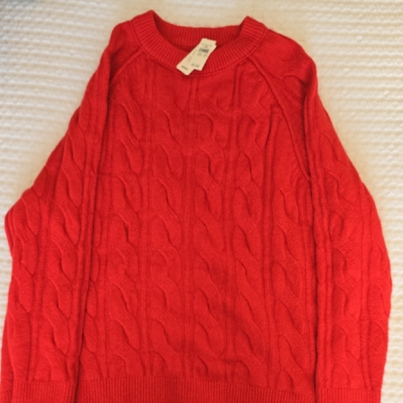 Aerie Bold Red Knit Sweater - Picture 6 of 8